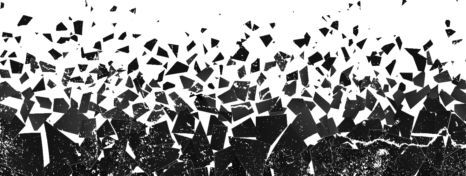 broken glass graphic