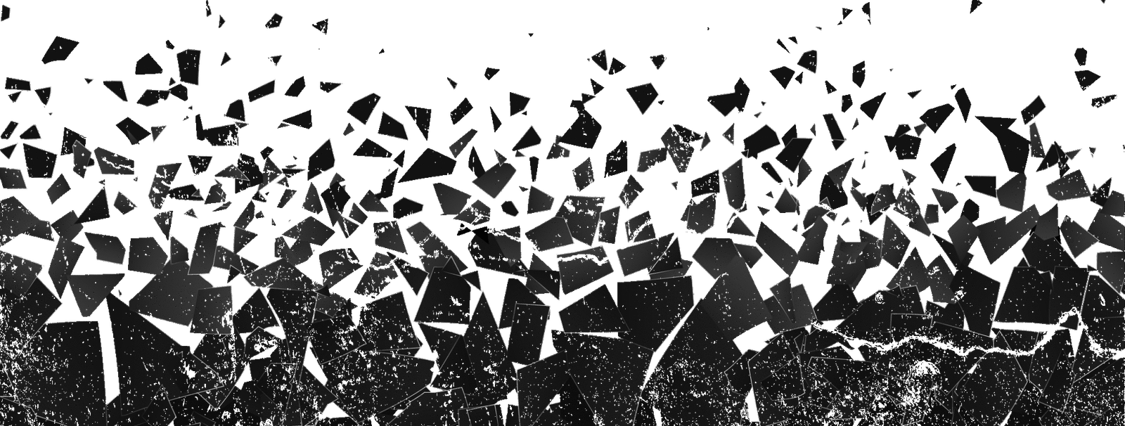 broken glass graphic