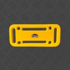 yellow double back obstacle