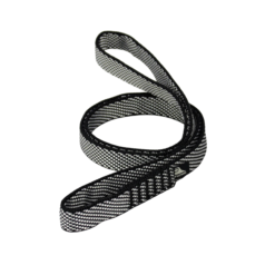 small black and white nylon strap