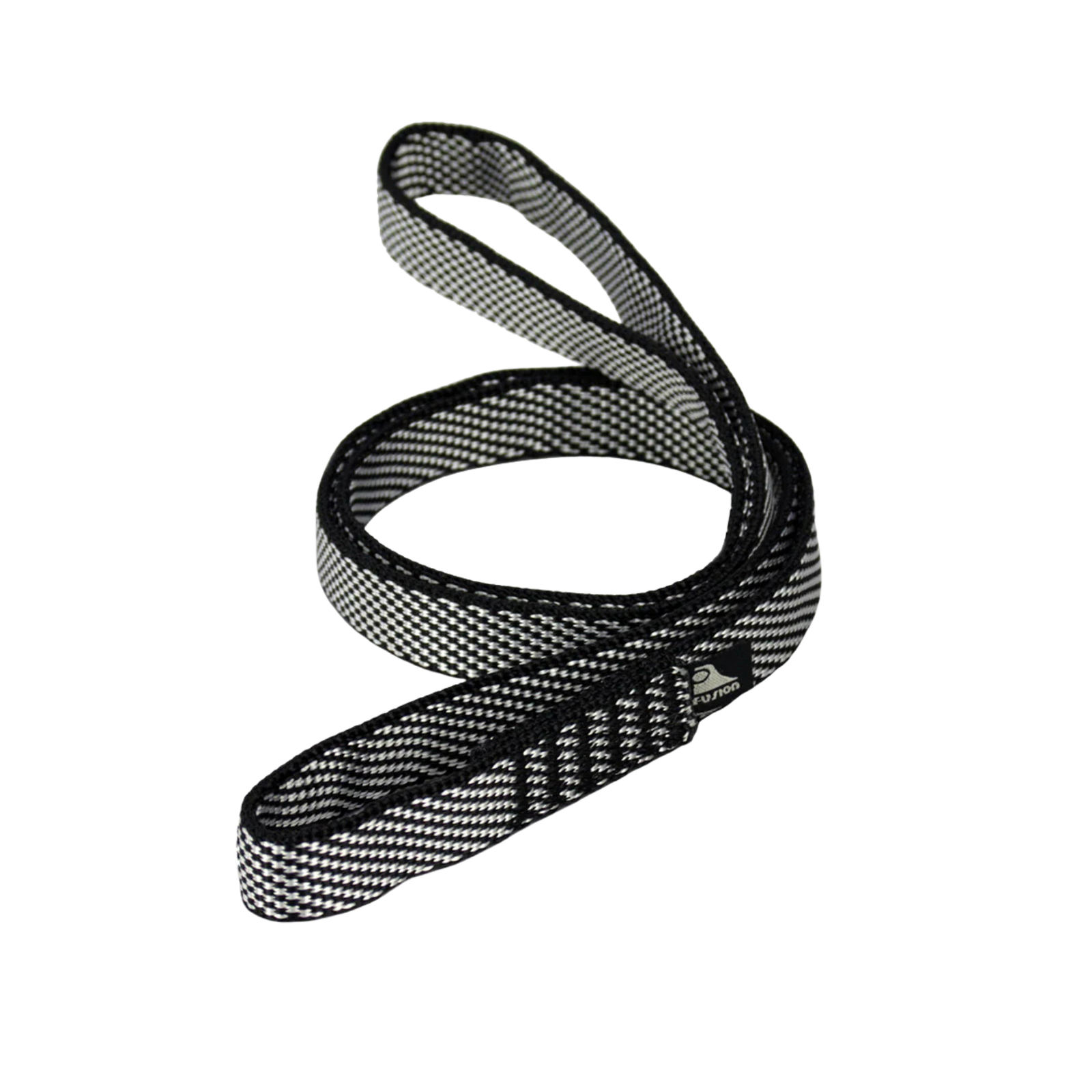 small black and white nylon strap