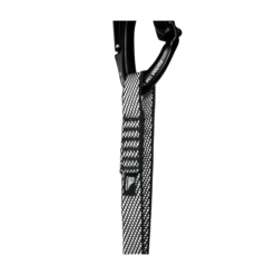 small black and white nylon strap