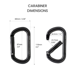 carabiner measurements